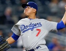 Julio Urías fue arrestado bajo sospecha de violencia doméstica el pasado mes de septiembre. AP/ ARCHIVO.