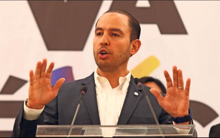 Marko Cortés exigió al gobernador y a la dirigencia del PRI que cumplan y hagan cumplir el acuerdo firmado en 2023. SUN/Archivo