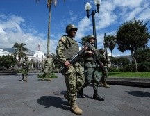 Se recapturó a 17 presos fugados y que decomisó explosivos, cartuchos, armas y vehículos. EFE / D. OCHOA