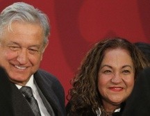 Tras lo dicho por López Obrador en su conferencia matutina, Sanjuana Martínez expresó que ella ya está fuera del gobierno. NTX / ARCHIVO