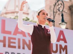 Sheinbaum afirma que se mantiene fiel a sus principios. SUN