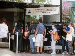 El SAT recuerda a los usuarios que los trámites son gratuitos y que garantiza tu cita a través de la fila virtual. EL INFORMADOR / ARCHIVO