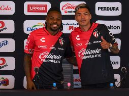 En presentación en la Academia AGA, el Atlas dio la bienvenida a sus nuevos refuerzos, Jhon Murillo y Raymundo Fulgencio, de cara al Torneo Clausura 2024. IMAGO7