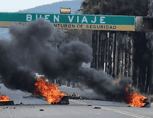 Los manifestantes marcharon hacia la base de la Guardia Nacional ubicada en aquel municipio. CORTESÍA