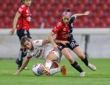 Luego de haber caído en la primera fecha frente a las Águilas del América, ahora Atlas apenas pudo empatar 2-2 ante las Diablas del Toluca en entretenido partido disputado en el Estadio Jalisco. IMAGO7