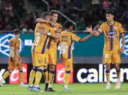 Leonardo Bonatini en festejo de gol. IMAGO7/E. Reséndiz