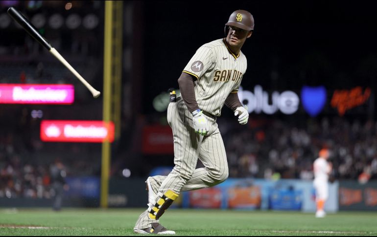 Juan Soto cobró un salario de 23 millones de dólares el año pasado, su única temporada completa con San Diego. AFP / ARCHIVO