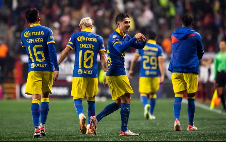 Salavador Reyes marcó los goles del América en Tijuana. IMAGO7/A. Gutiérrez