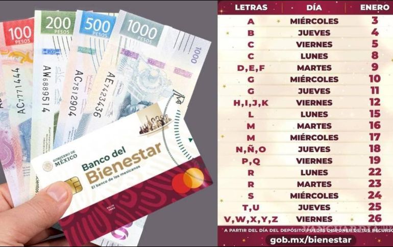 Este 2024 la Pensión Bienestar viene con un aumento para los adultos mayores de México. ESPECIAL