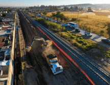La construcción de la Línea 4 del Tren Ligero a Tlajomulco va avanzando. EL INFORMADOR/ ARCHIVO.