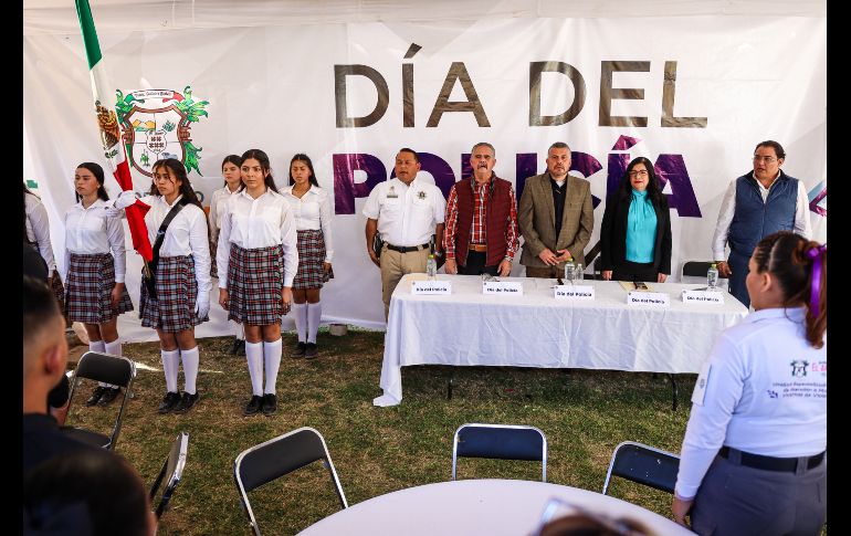 Las autoridades entregaron diplomas, estímulos y medallas a aquellos elementos de la Comisaría de Seguridad Pública destacados por su perseverancia, eficiencia, mérito y valor. EL INFORMADOR / H. Figueroa