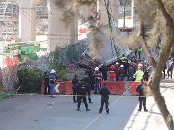 Según la Secretaría de Obras y Servicios, la caída de la dovela de concreto del se debió a un fallo de una grúa que trasladaba la pieza. SUN / F. Rodríguez