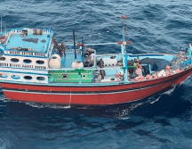 Este bote transportaba componentes de misiles de fabricación iraní con destino a los hutíes yemeníes en el mar Arábigo. AP