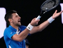 El serbio sostuvo una discusión con un espectador. AP/A. Wong