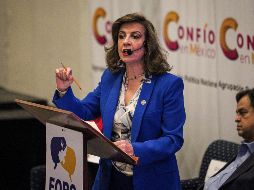 Durante su conferencia magistral, la experta y decana en temas de transparencia, reveló que hasta el momento ha presentado un total de 112 denuncias penales ante la FGR y 278 denuncias administrativas ante la Secretaría de la Función Pública. EL INFORMADOR / H. Figueroa