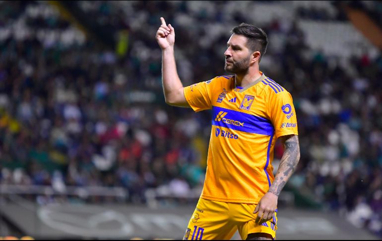 André Pierre Gignac ha logrado anotar su gol 200 con la playera de la UANL en el cierre de la Jornada 1. IMAGO7.