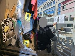 La FGR detalló que fueron elementos de la Guardia Nacional quienes realizaban un recorrido sobre la calle Atlacomulco, de la colonia El Cerrito en donde avistaron un inmueble el cual contaba con impactos de arma de fuego en la fachada y al interior diversos cartuchos. CORTESÍA