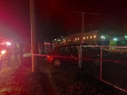 Las labores de los peritos necesitaron del cierre de dos carriles de avenida Colón. ESPECIAL