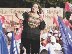 Xóchitl Gálvez dijo que combatirá a la delincuencia en Guanajuato. EL UNIVERSAL