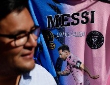 Bukele hizo alarde de la participación de Lionel Messi en el partido amistoso entre el Inter de Miami y la selección nacional de El Salvador. EFE / R. Sura