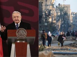 Expresó que México no quiere que más inocentes sigan perdiendo la vida por la irracionalidad de la guerra. EFE / J. MÉNDEZ / M. SABER