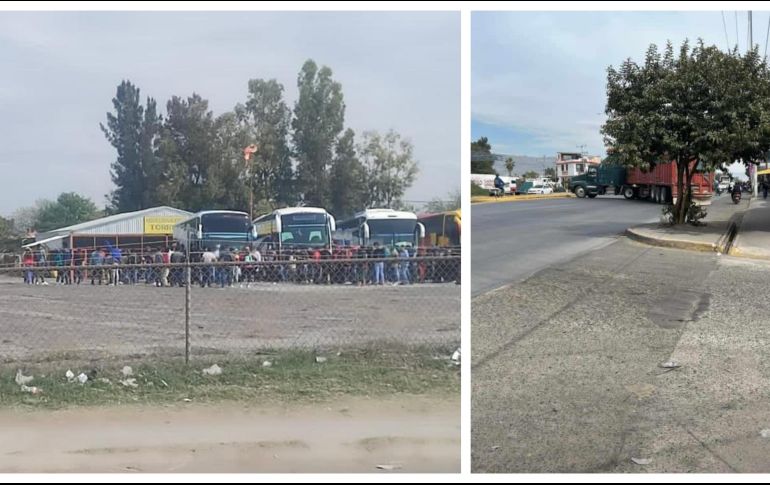 Las manifestaciones en Ocotlán han provocado la suspensión de actividades educativas en distintos institutos del municipio. ESPECIAL