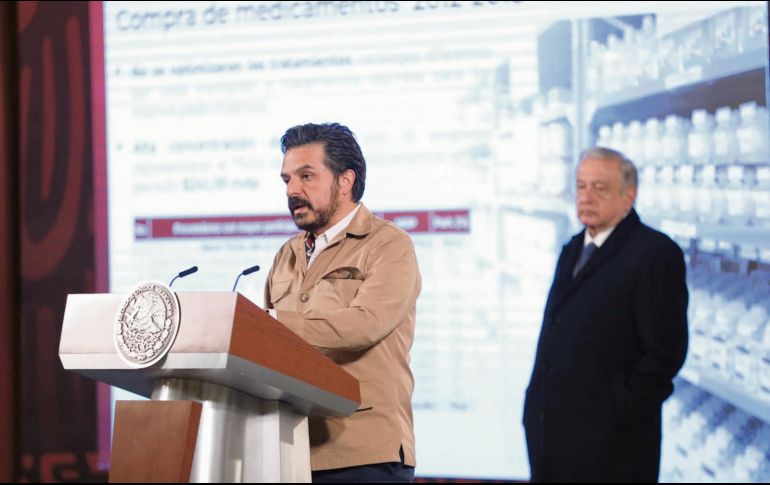 El director del IMSS, Zoe Robledo señala que la Megafarmacia está en proceso de crecimiento y se espera que su cobertura sea más amplia. ESPECIAL