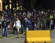 La caravana estaba conformada por hombres, mujeres y niños, sobre todo del interior de Honduras y de la zona sur. EFE/ J. Valle.