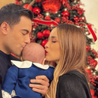 Carlos Rivera y Cynthia Rodríguez celebran bautizo de León, su hijo