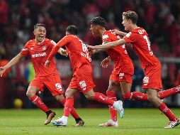 Jean Meneses en festejo de gol. El chileno hizo dos de los goles del juego. IMAGO7/R. Vadillo