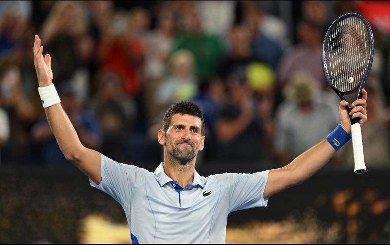 Djokovic acabó  con 31 golpes ganadores y 15 errores no forzados. EFE/L. Coch