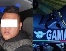 El detenido dijo llamarse Aram Osvaldo “N”, de 23 años y fue llevado ante el Ministerio Público. ESPECIAL / COMISARÍA