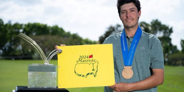 &iexcl;Con boleto al Masters! Santiago de la Fuente, campe&oacute;n del Latin American Amateur Championship 2024