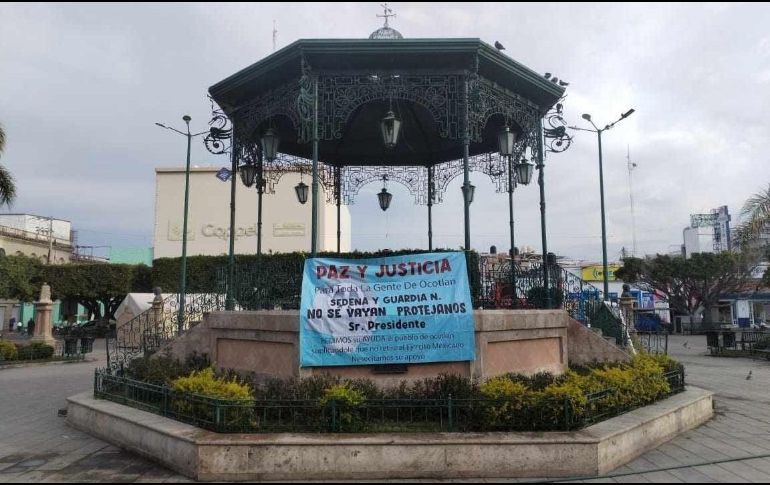 El 19 y 12 de noviembre, cientos de personas realizaron protestas en Ocotlán. ESPECIAL