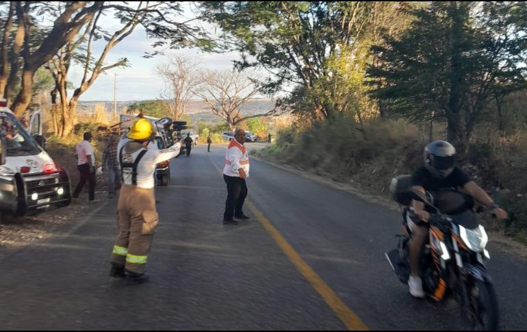 Los lesionados fueron trasladados al Hospital Jesús Gilberto Gómez Maza. X/@INAMI_mx