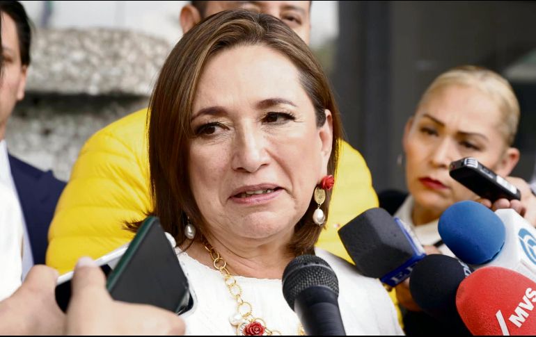 La candidata virtual opositora pide que se mande llamar a declarar a Sanjuana Martínez. EL UNIVERSAL