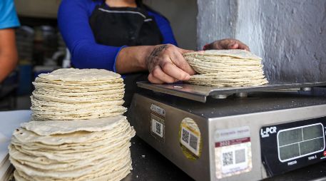 El precio promedio del kilo de tortilla en las principales tortillerías de Guadalajara ronda los 24 pesos. EL INFORMADOR / H. Figueroa