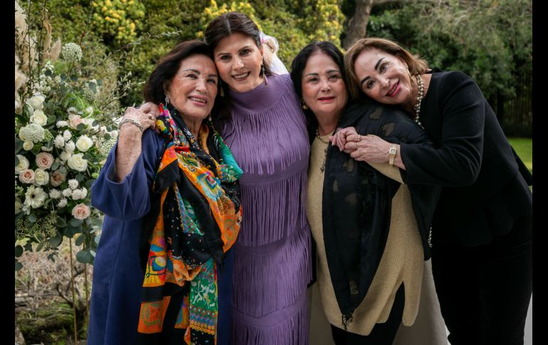 Gloria Herrera de Aceves, Lourdes Aceves de Chalita, Gabriela Aceves y Patricia Aceves. GENTE BIEN JALISCO/ Jorge Soltero