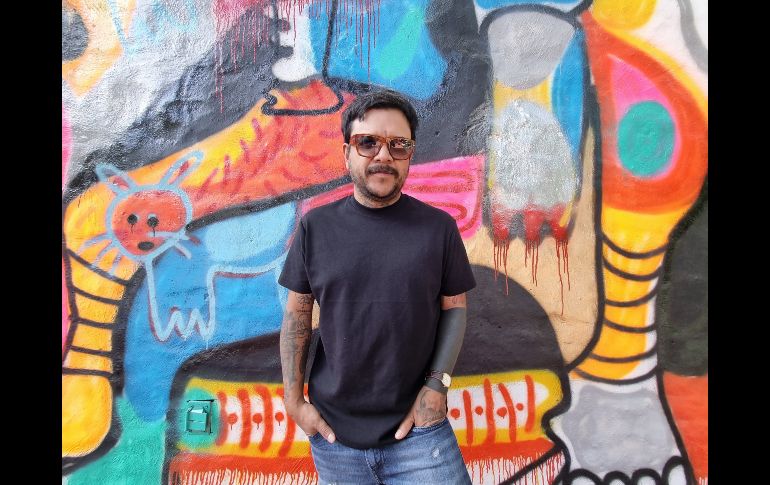 El artista plástico, Simon Cruz develará el próximo 8 de febrero la escultura “Lucas” en el hotel boutique El Jardín de en medio. EL INFORMADOR / K. Esparza