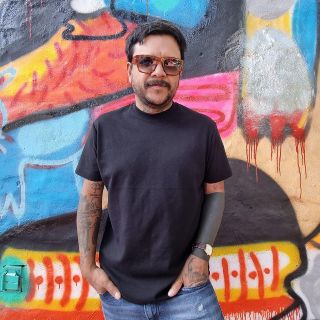 Simon Cruz lleva su arte a El Jardín de en medio