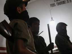 A los niños, se les capacitó en el manejo de armas como rifles calibre 22; escopetas de calibres 20, 16 y 410, así como pistolas. EFE/ J. De la Cruz