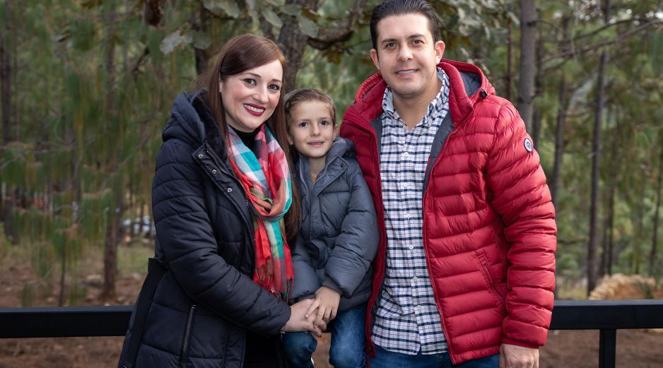 Cinthya González, Mateo Cruz y Ernesto Cruz. GENTE BIEN JALISCO/ Christian Pérez