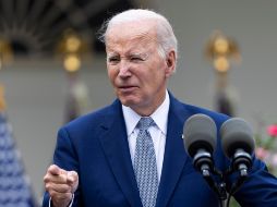 Biden llegó a la Casa Blanca hace tres años con la promesa de recuperar el liderazgo estadounidense en el mundo tras cuatro años de caos. EFE / J. LO SCALZO