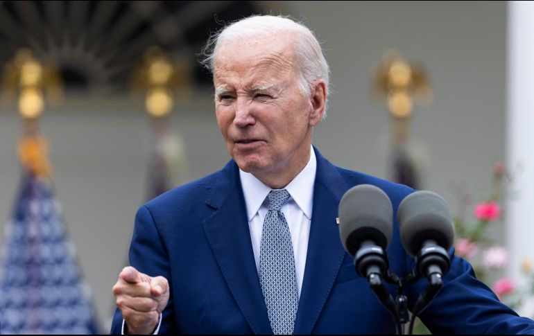 Biden llegó a la Casa Blanca hace tres años con la promesa de recuperar el liderazgo estadounidense en el mundo tras cuatro años de caos. EFE / J. LO SCALZO