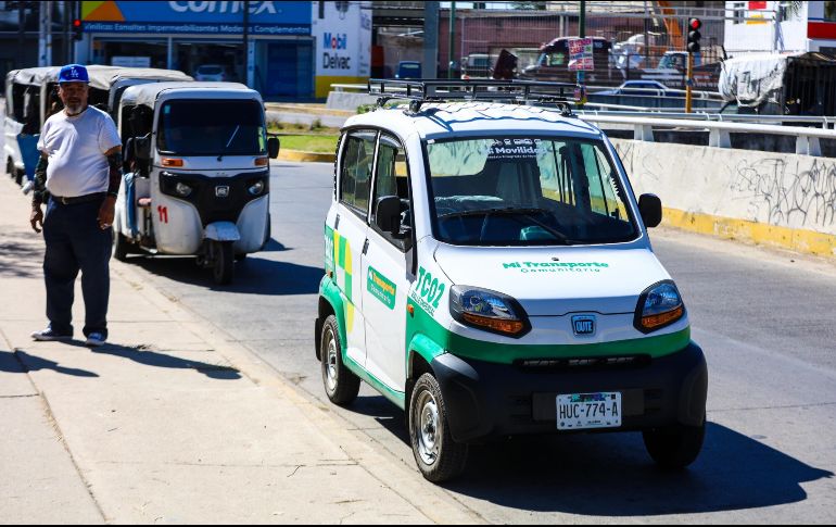 Las autoridades plantearon que en el lapso de un año y medio, estas unidades de transporte comunitario trabajarán en 66 zonas con esta necesidad en la Zona Metropolitana de Guadalajara. EL INFORMADOR / A. Navarro