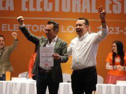 Lemus afirmó que buscará ser un gran gobernador y beneficiar a la ciudadanía jalisciense. ESPECIAL