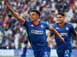 Ángel Sepúlveda marcó el gol del triunfo para el Cruz Azul. EFE/J. Méndez