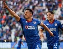 Ángel Sepúlveda marcó el gol del triunfo para el Cruz Azul. EFE/J. Méndez