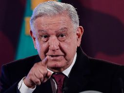 El Presidente López Obrador, afirmó este lunes que la violencia en el país se debe al enfrentamiento entre bandas delictivas. EFE / I. Esquivel