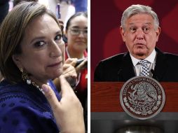 López Obrador dice a la candidata Xóchitl Gálvez que no solo se dedique a atacarlo. EL INFORMADOR / SUN / ARCHIVO